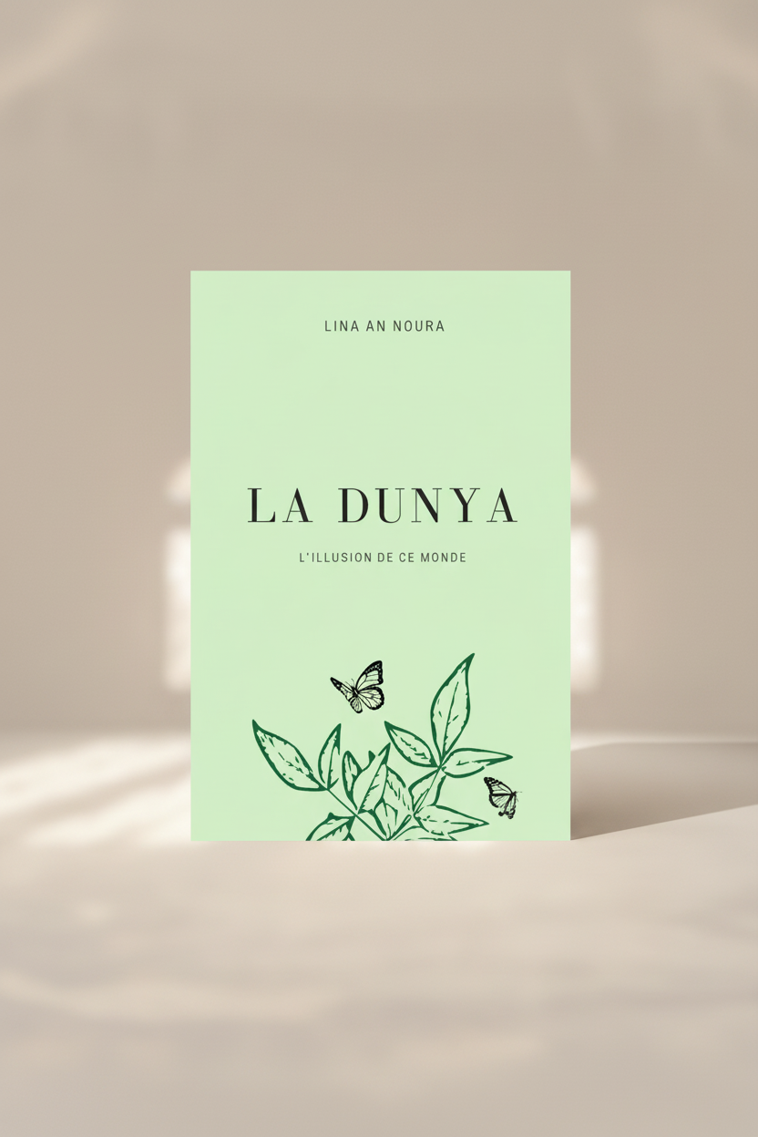La Dunya - couverture verte inchangée avec fond beige