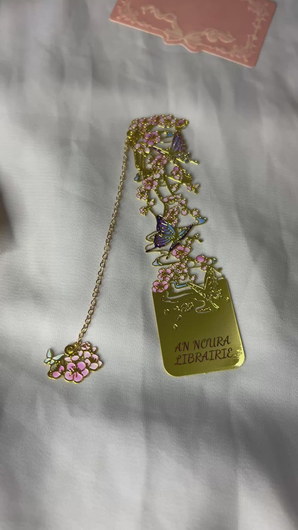 Marque-page en acier inoxydable - AN NOURA LIBRAIRIE