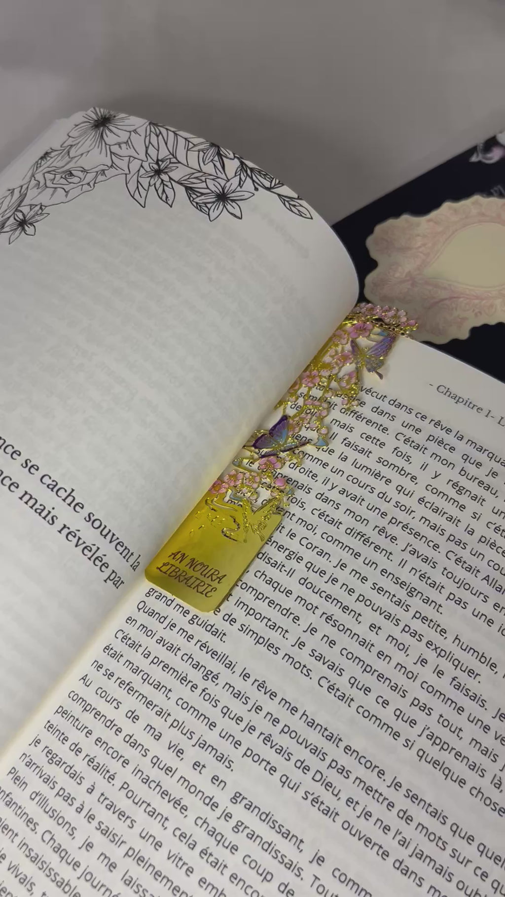 Marque-page en acier inoxydable - AN NOURA LIBRAIRIE