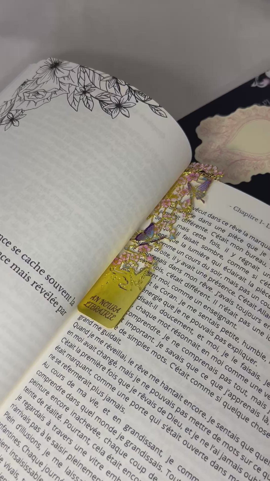 Marque-page en acier inoxydable - AN NOURA LIBRAIRIE